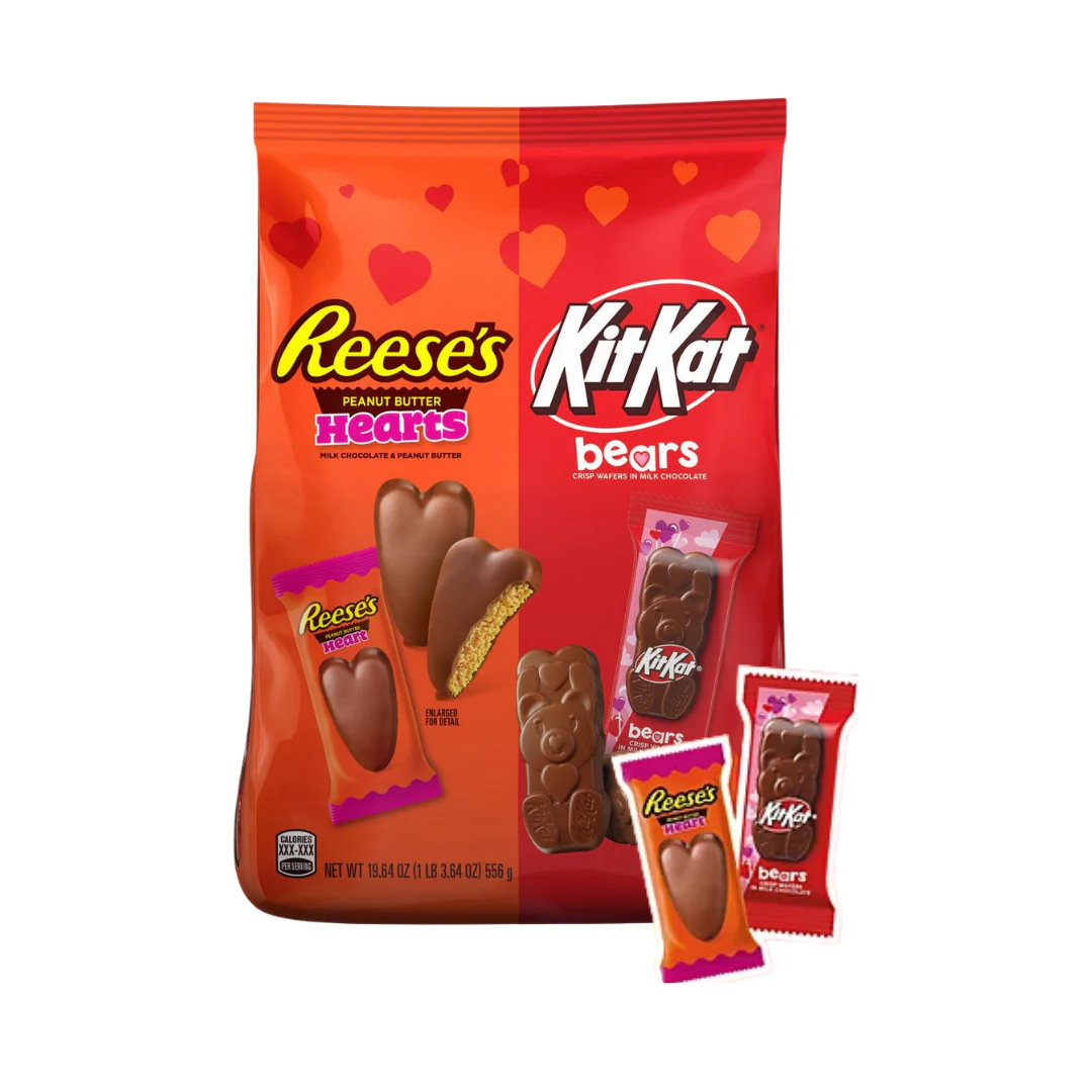 Reese's Peanut Butter Hearts & Kit Kat Bears Variety Pack (19.64oz)