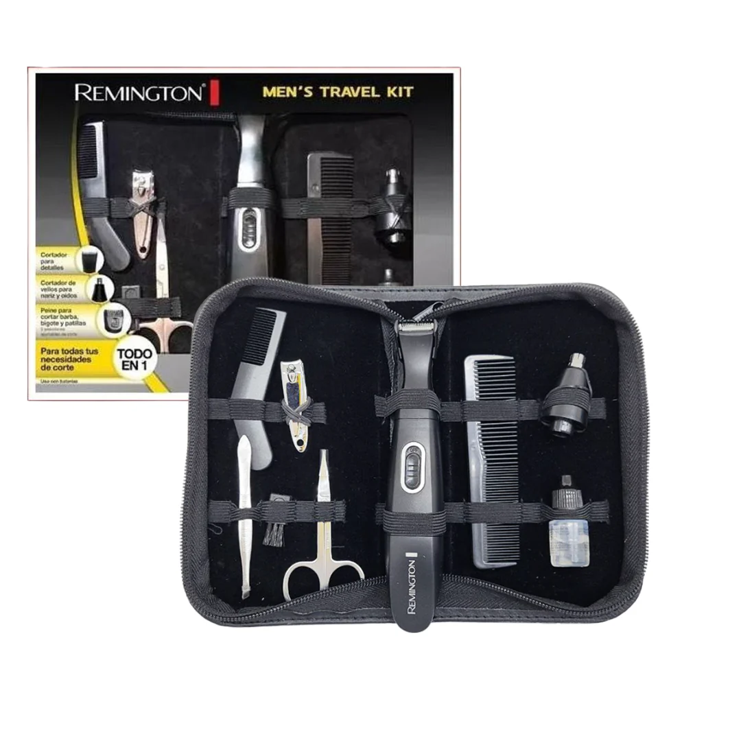 Remington Men's Travel Grooming Kit 15-Piece Set