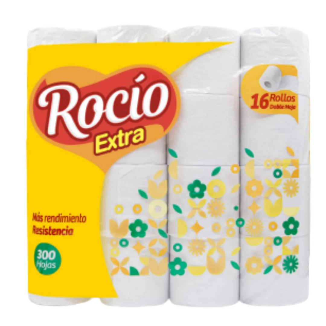 Rocío Extra Toilet Paper 16 Rolls