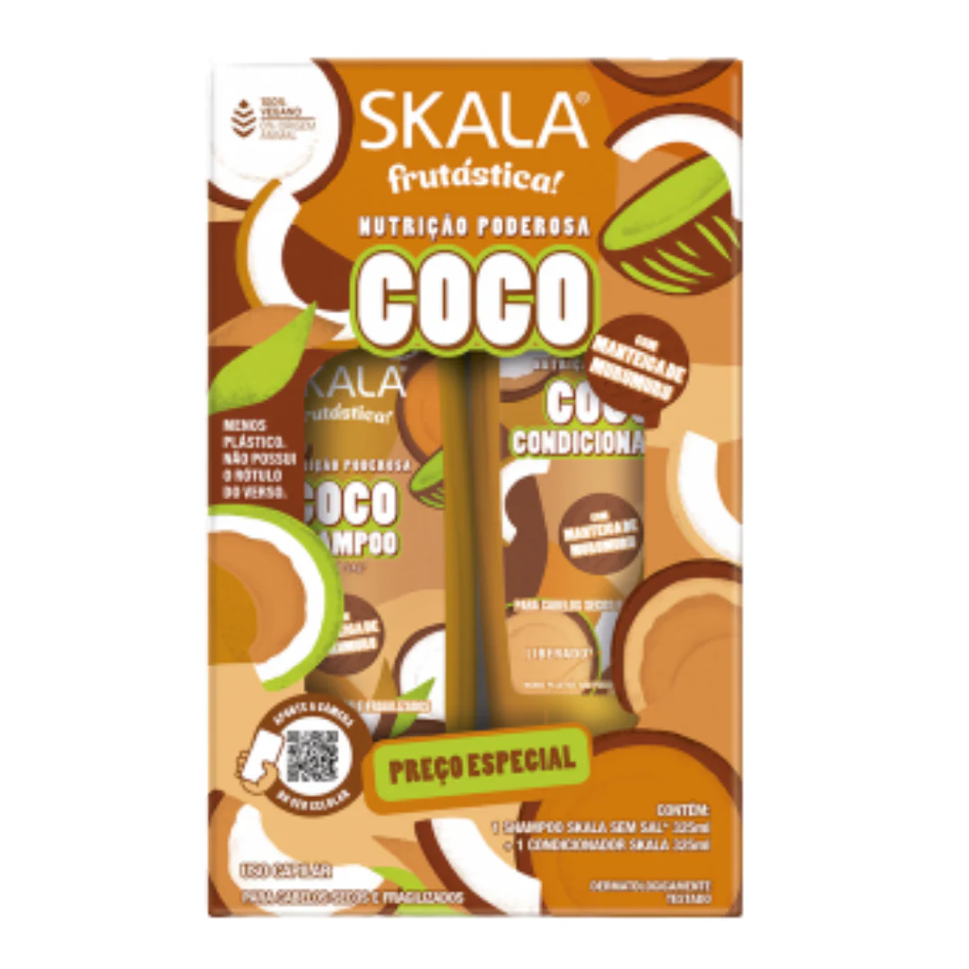 Skala Frutástica Coco Powerful Nutrition Shampoo & Conditioner Set (2 x 11.0oz)
