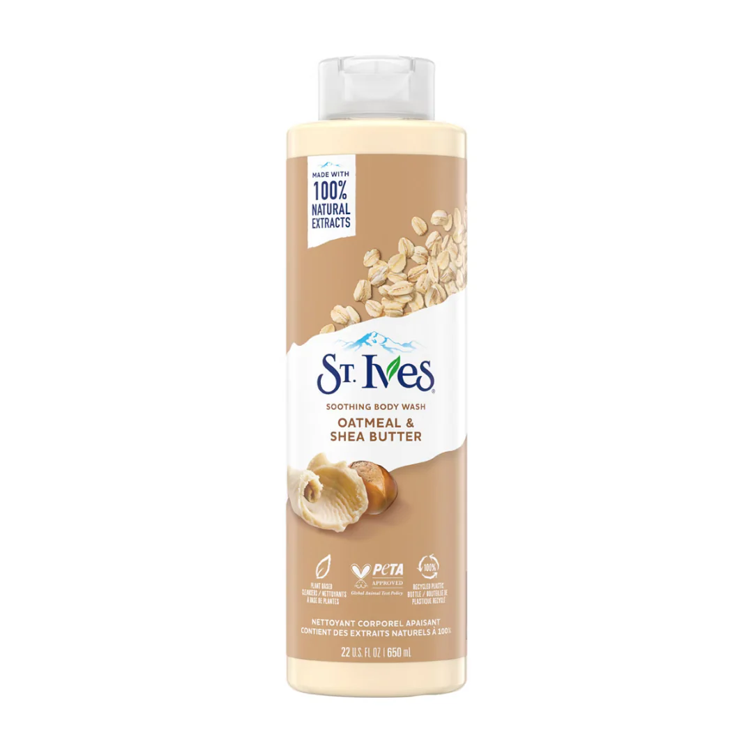 St. Ives Oatmeal & Shea Butter Soothing Body Wash (22oz)