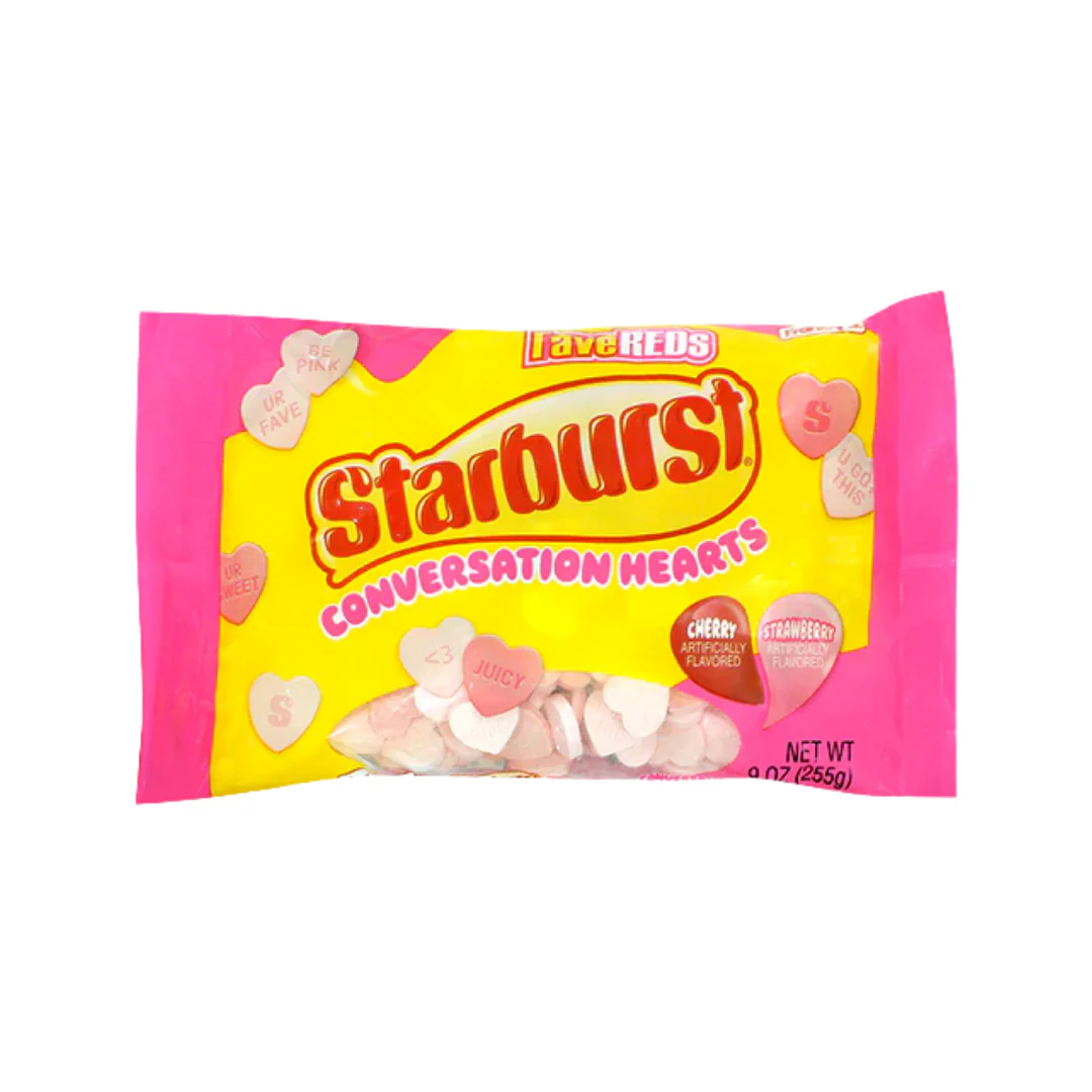 Starburst FaveREDS Conversation Hearts Valentine Candy Bag (9oz)
