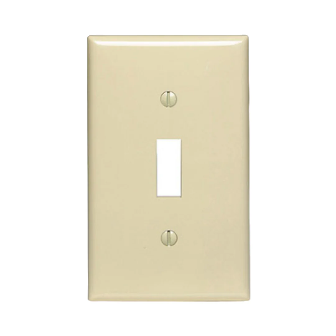 Switch Plate Cover Single White & Ivory