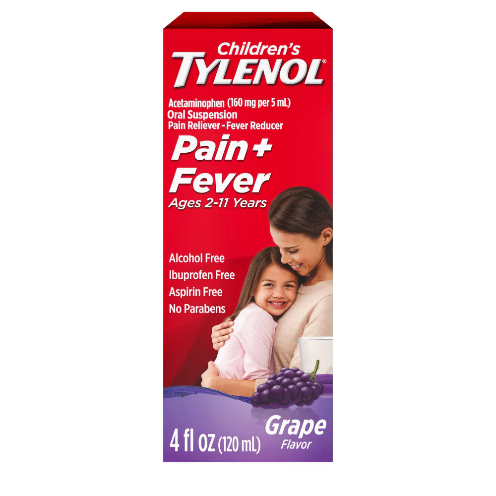 TYLENOL Children’s Suspension, Grape (4 oz)