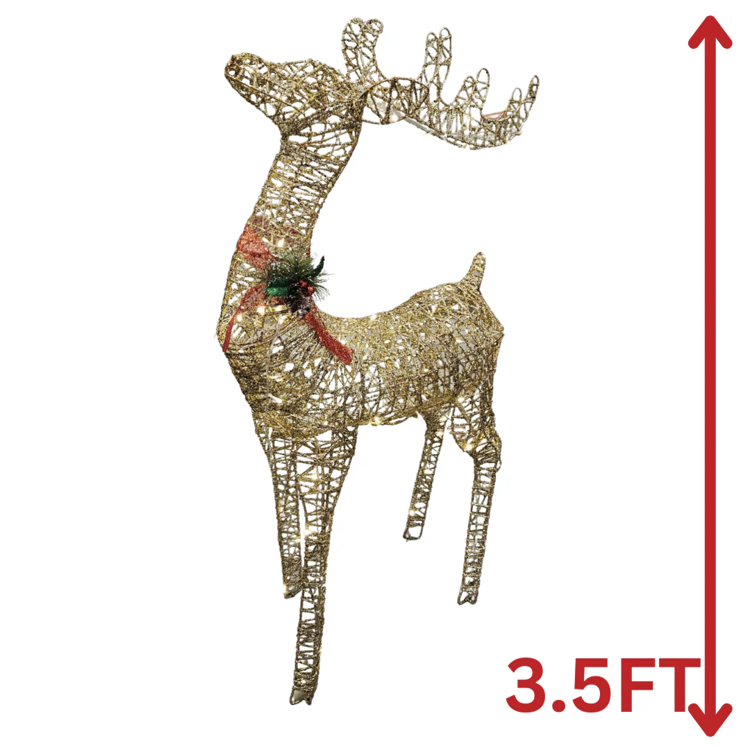 Venado Decorativo de Navidad 3.5ft AA2024-11-0893/0899 - Image 2