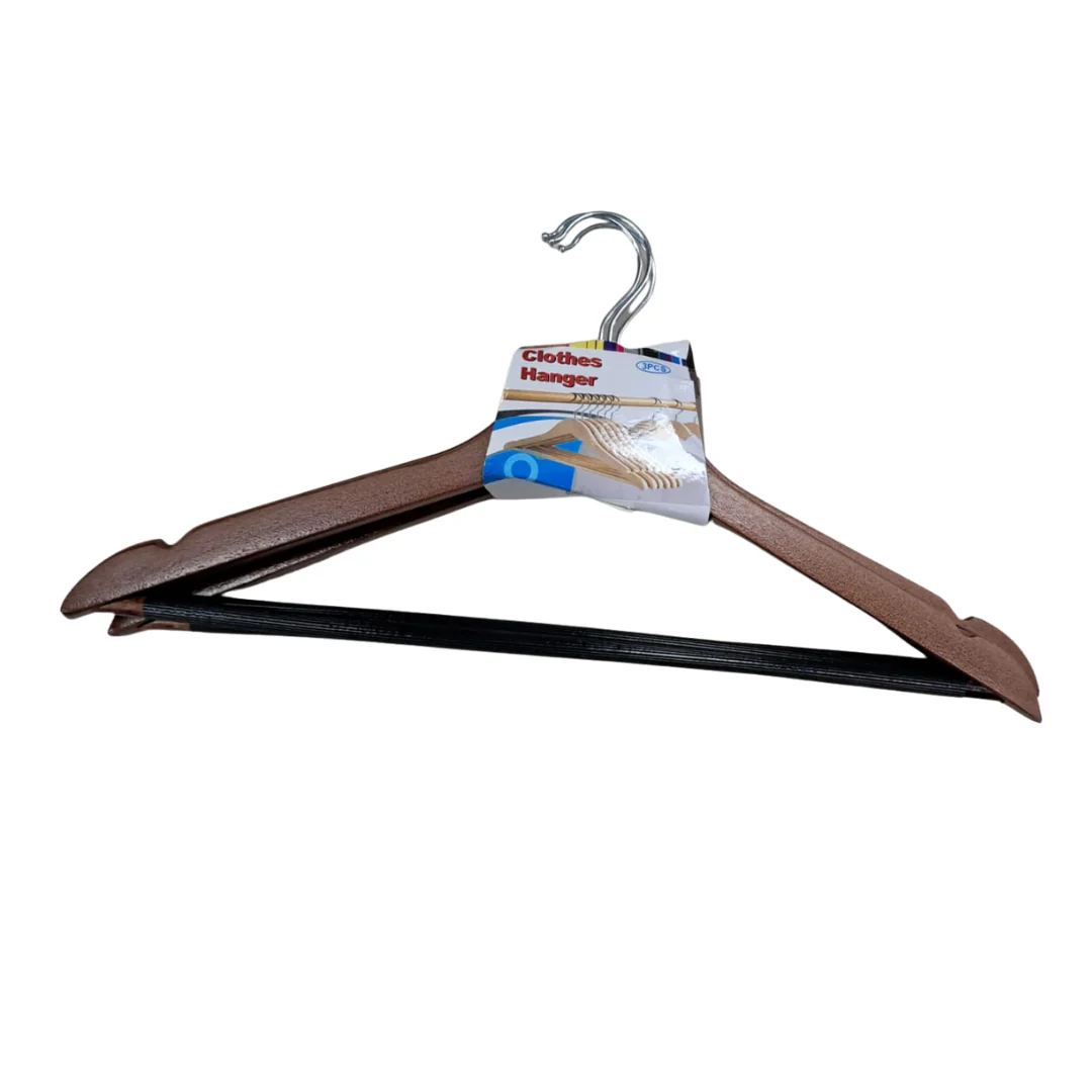 Wooden Hangers, 3 pk (AA2024‑0520)
