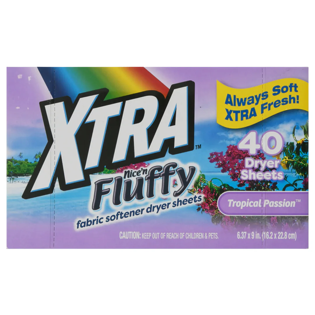 Xtra Fabric Softener Sheets Tropical Passion (40ct)