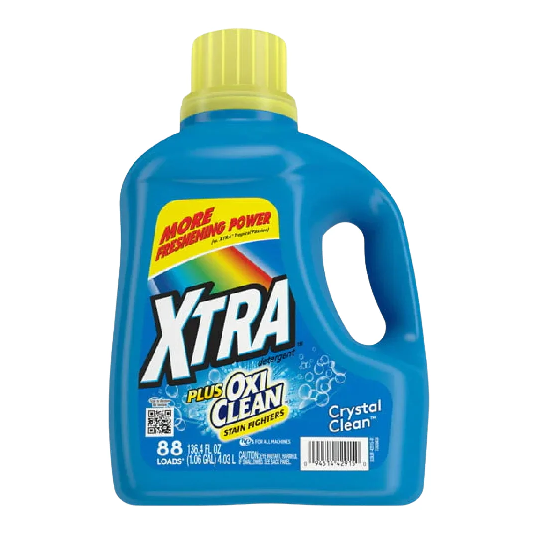 XTRA Plus OxiClean Stain Remover Laundry Detergent (136.4oz)